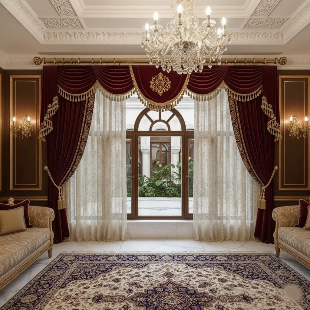 تركيب ستائر كلاسيكية