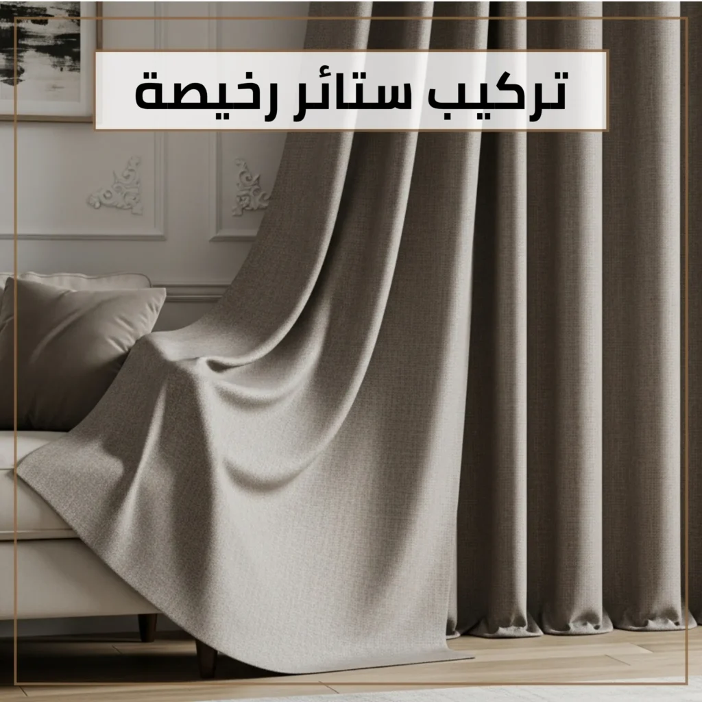 تركيب ستائر رخيصة